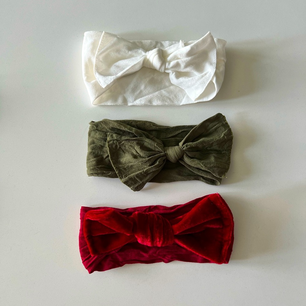 Baby Bling Bows- Set of 3